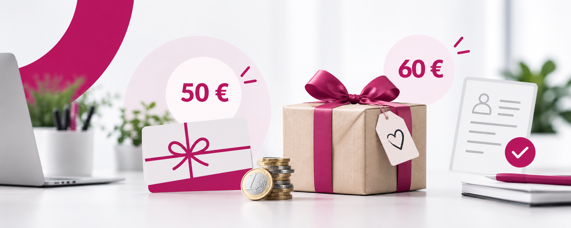 Mehr über den Artikel erfahren Sachbezug 50 € und Sachgeschenke 60 €: steuerfrei für Mitarbeiter